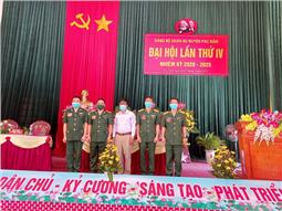 Đảng bộ Quân sự huyện Pác Nặm (Bắc Kạn): Tổ chức Đại hội lần thứ IV, nhiệm kỳ 2020-2025